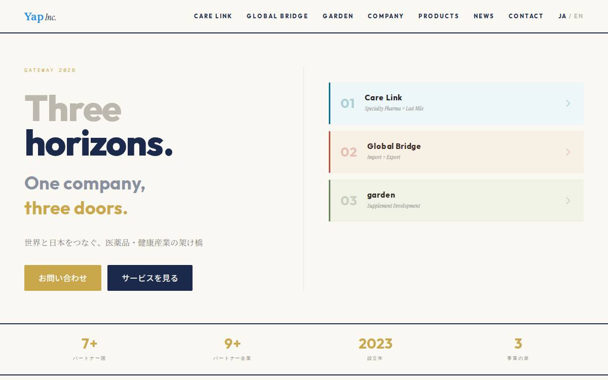 Yap website preview
