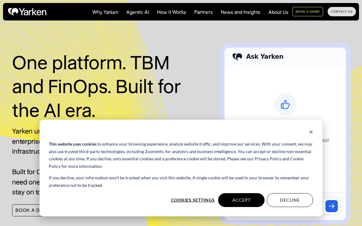 Yarken website preview