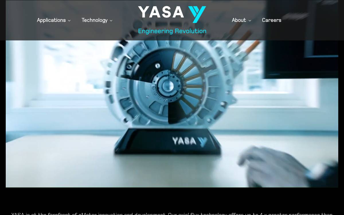 Yasa website preview