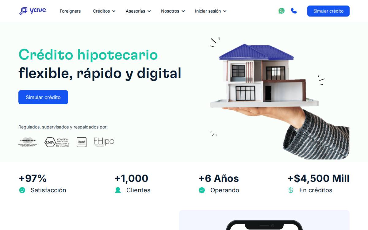 Yave website preview