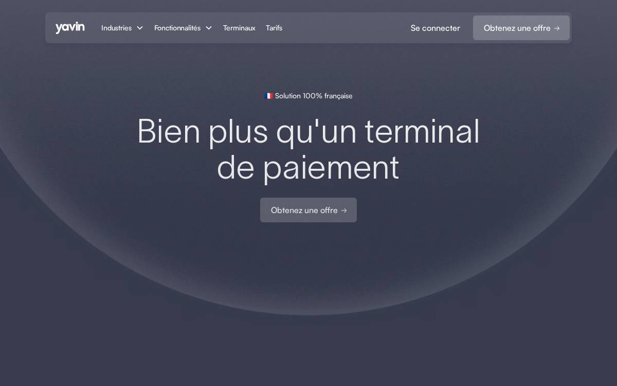 Yavin website preview