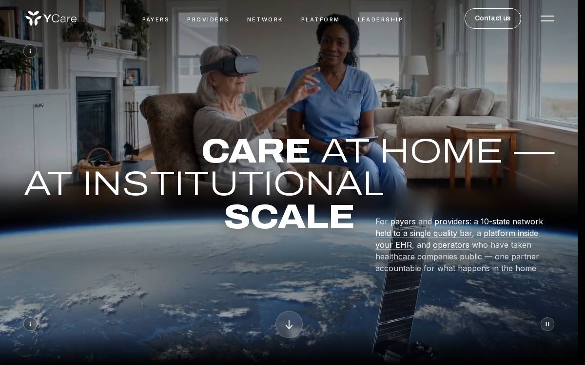 YCare website preview