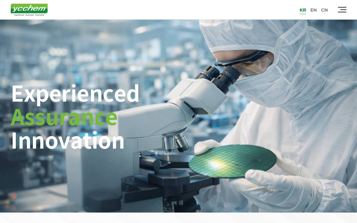 Ycchem website preview