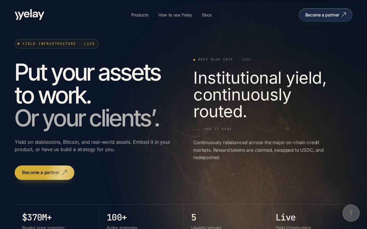 Yelay website preview