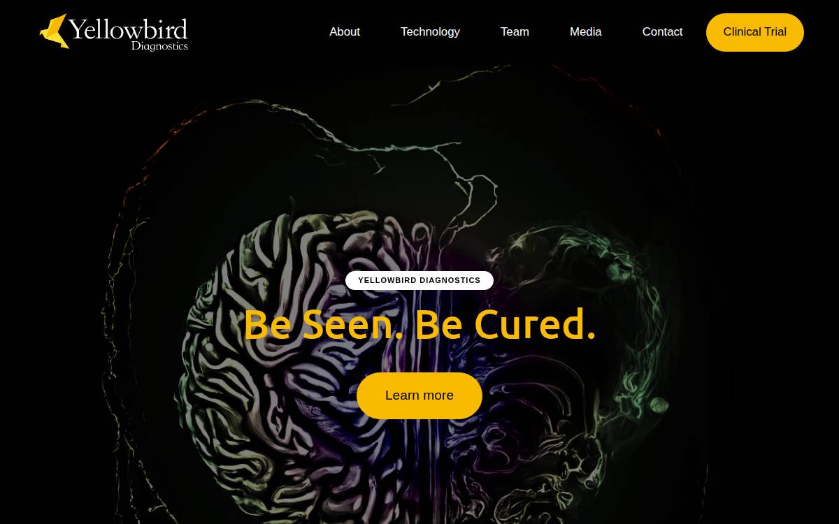 Yellowbird Diagnostics website preview