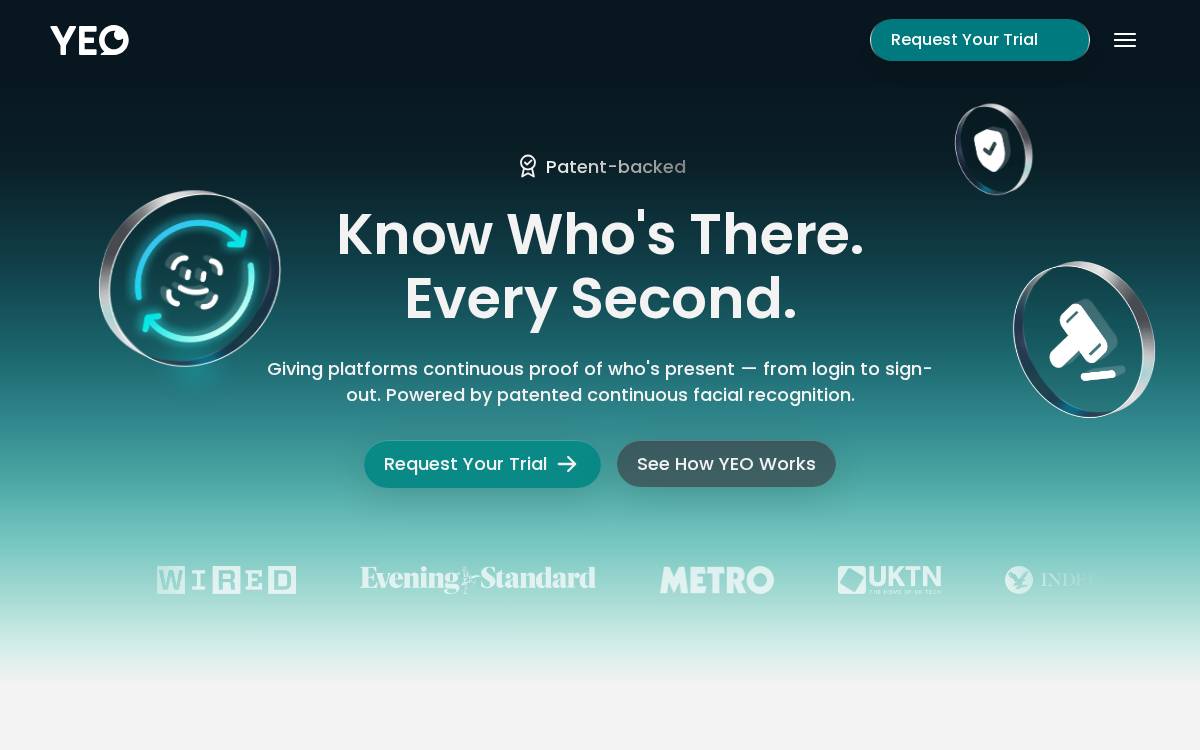 Yeo Messaging website preview