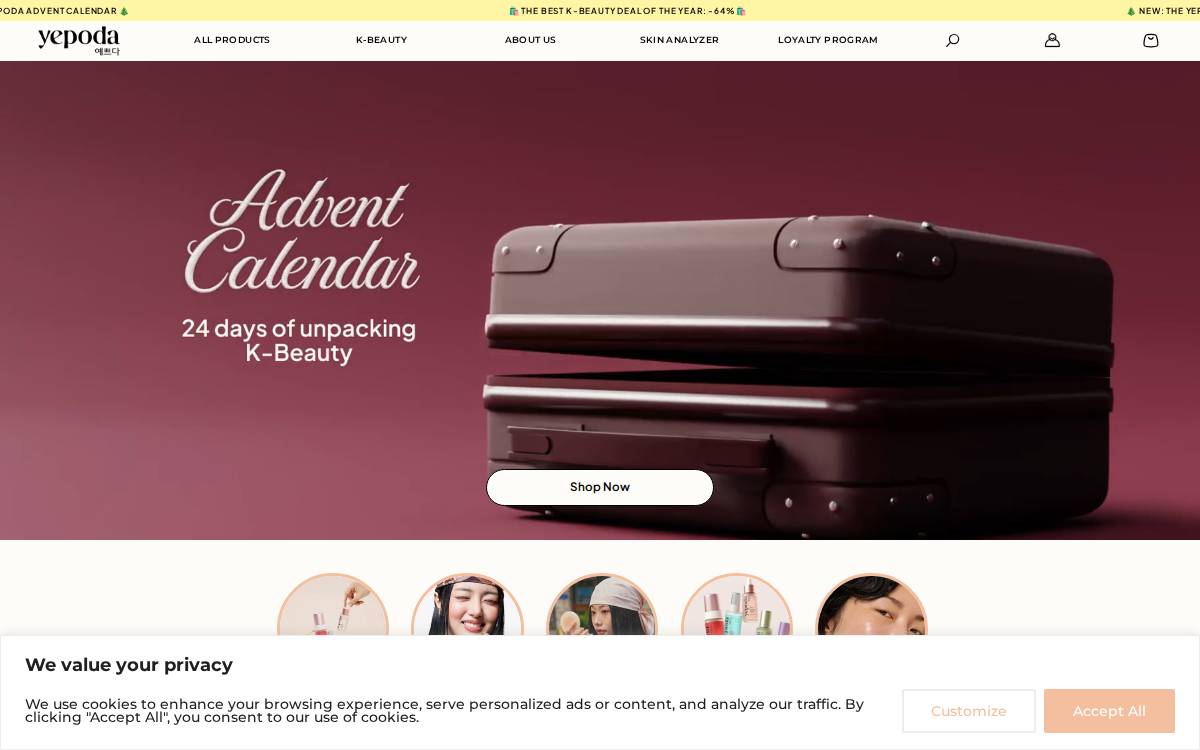 Yepoda website preview
