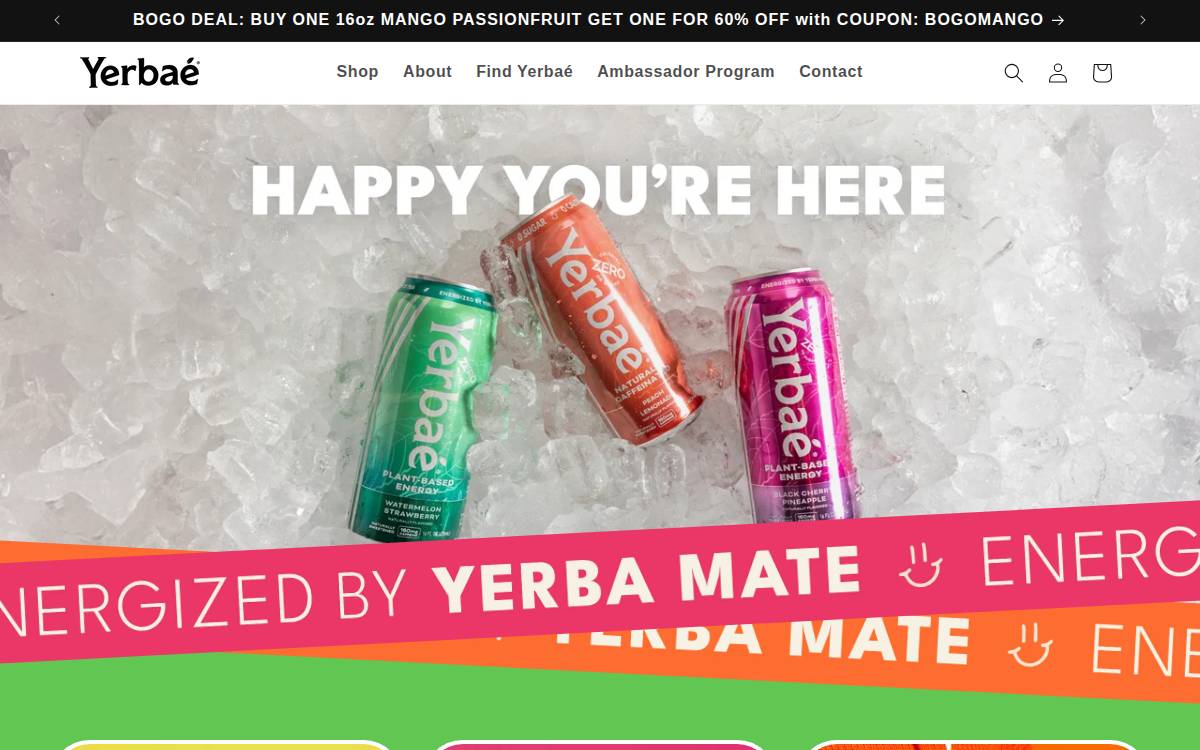 Yerbae website preview