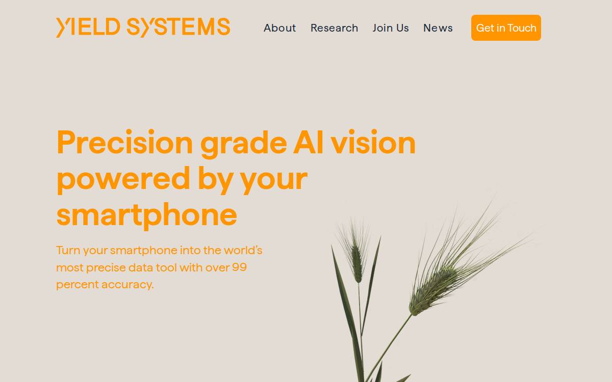 Yield Systems website preview