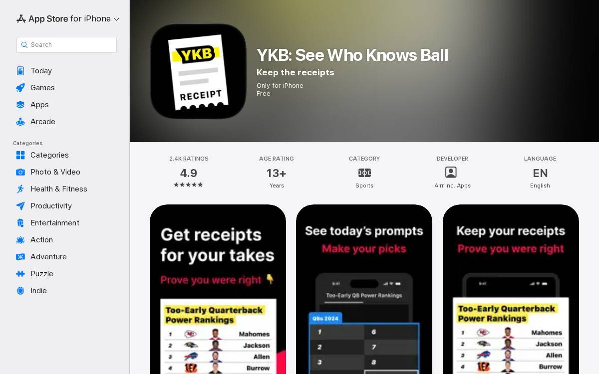YKB website preview