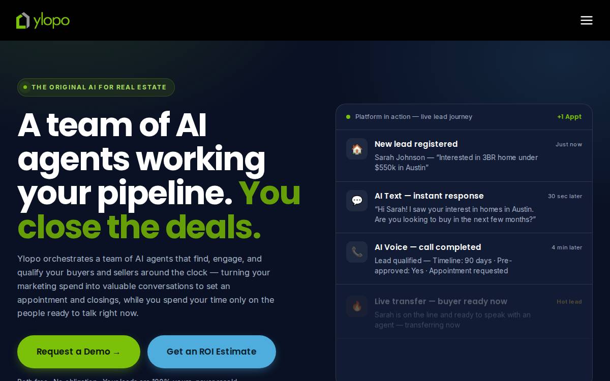 Ylopo website preview