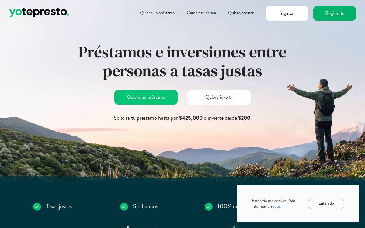 yo te presto website preview