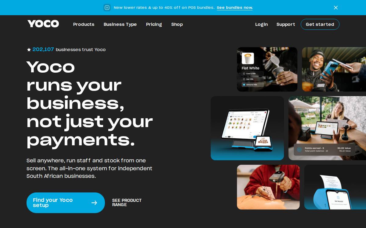Yoco website preview