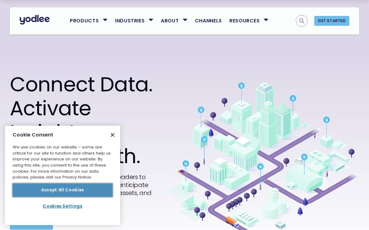 Yodlee website preview