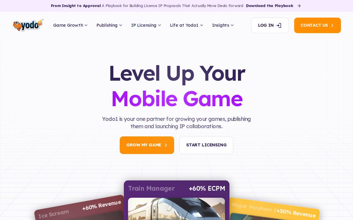 Yodo1 website preview