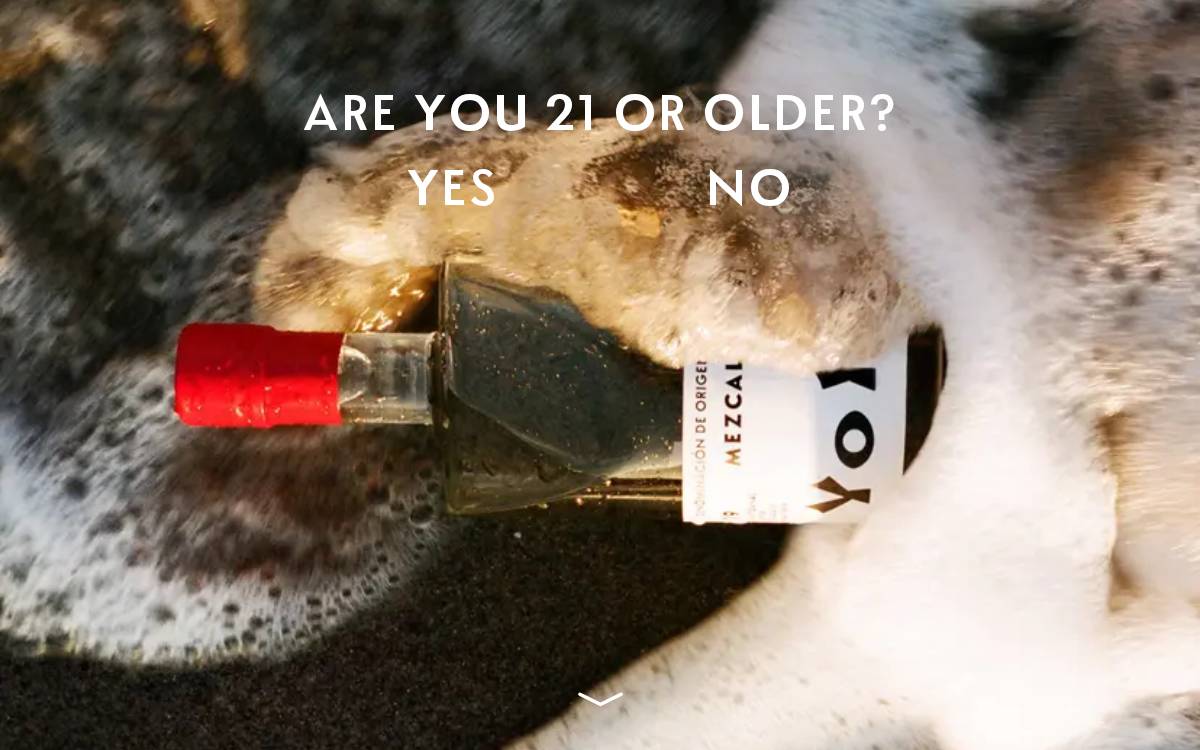 Yola Mezcal website preview
