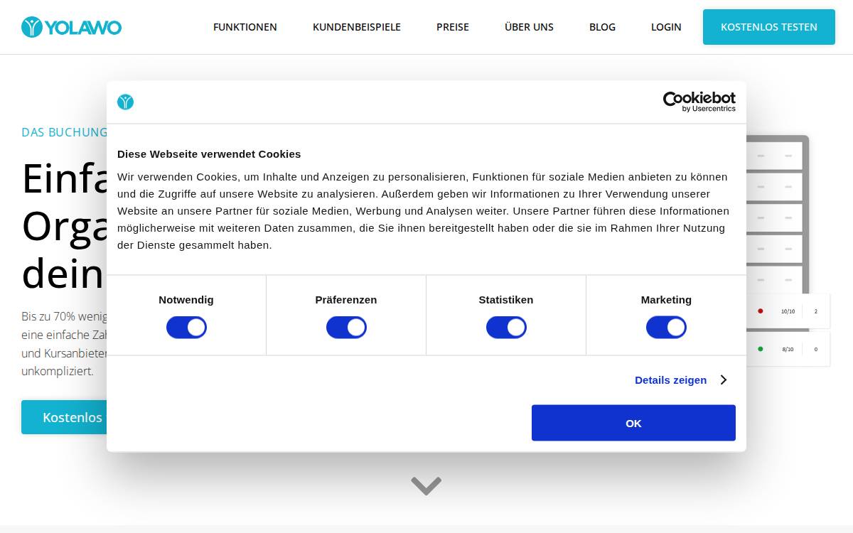 Yolawo website preview