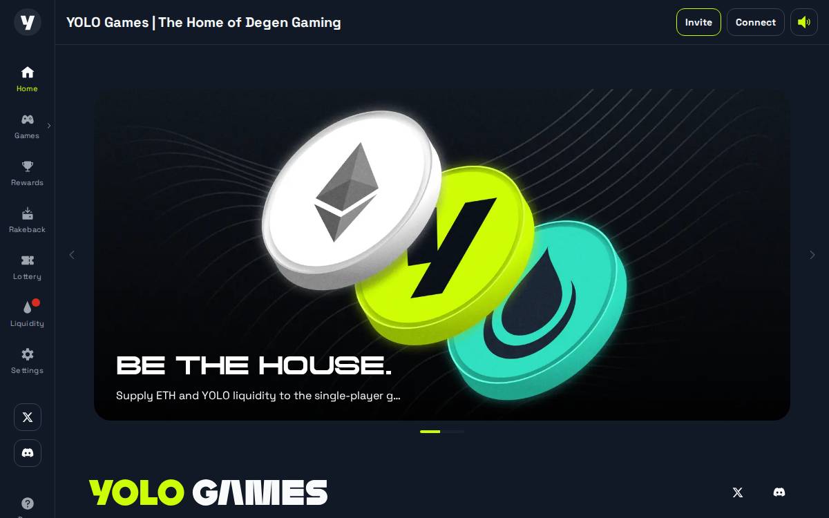 Yolo Games website preview