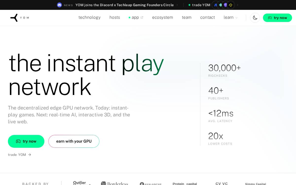 YOM website preview