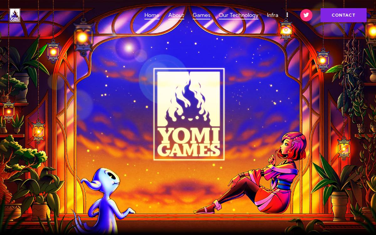 Yomi Games website preview