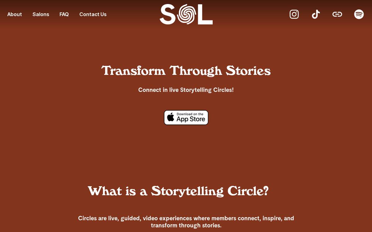 Yonicircle website preview