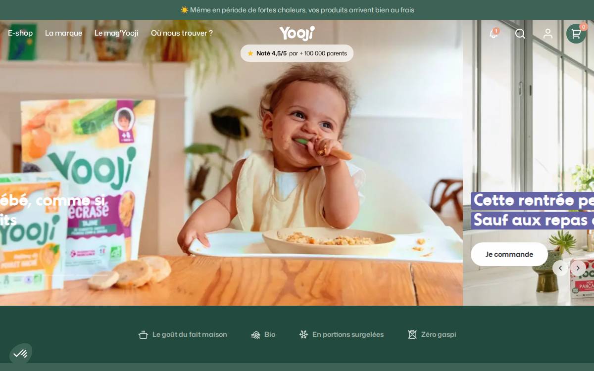 Yooji website preview
