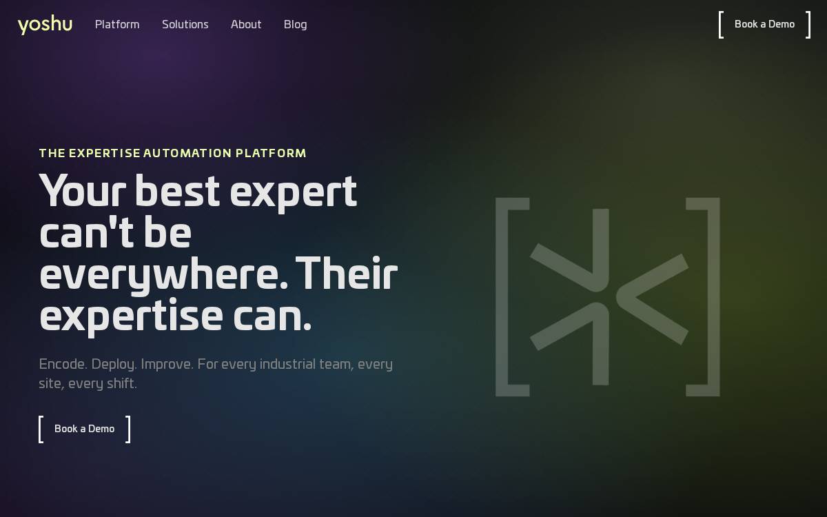 Yoshu website preview