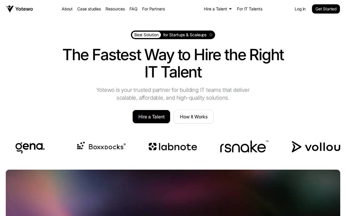 Yotewo website preview