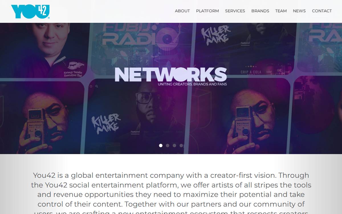 You42 website preview