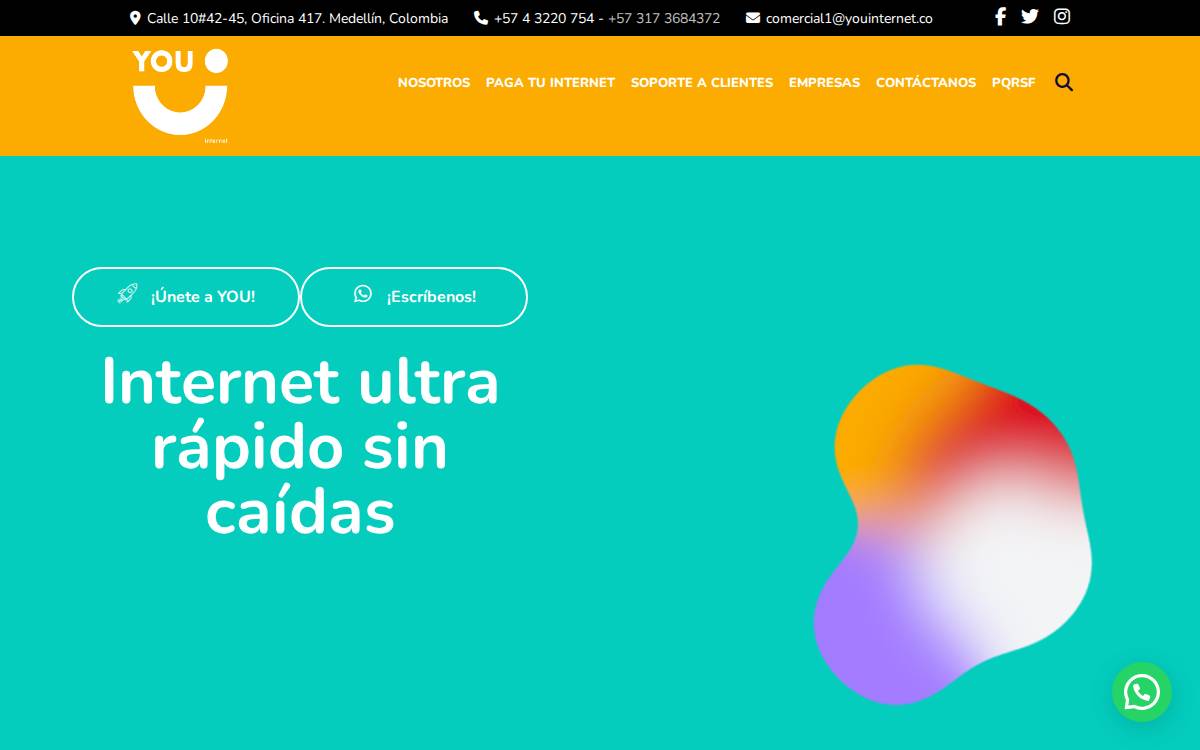 Youinternet website preview