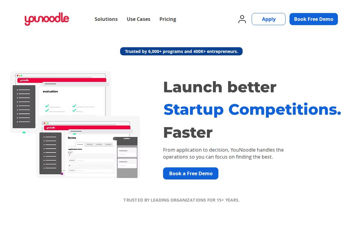 YouNoodle website preview