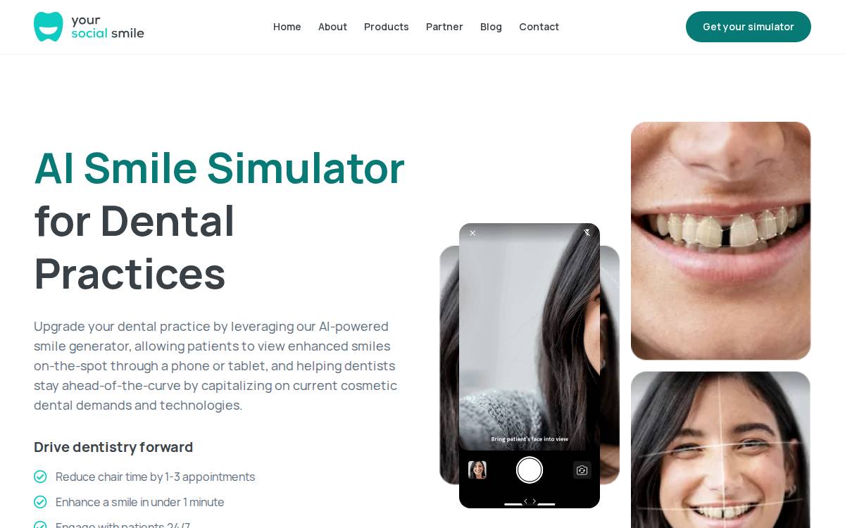 Your Social Smile website preview