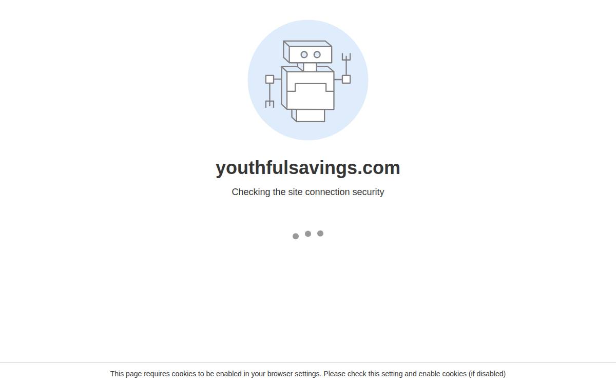 Youthfulsavings website preview