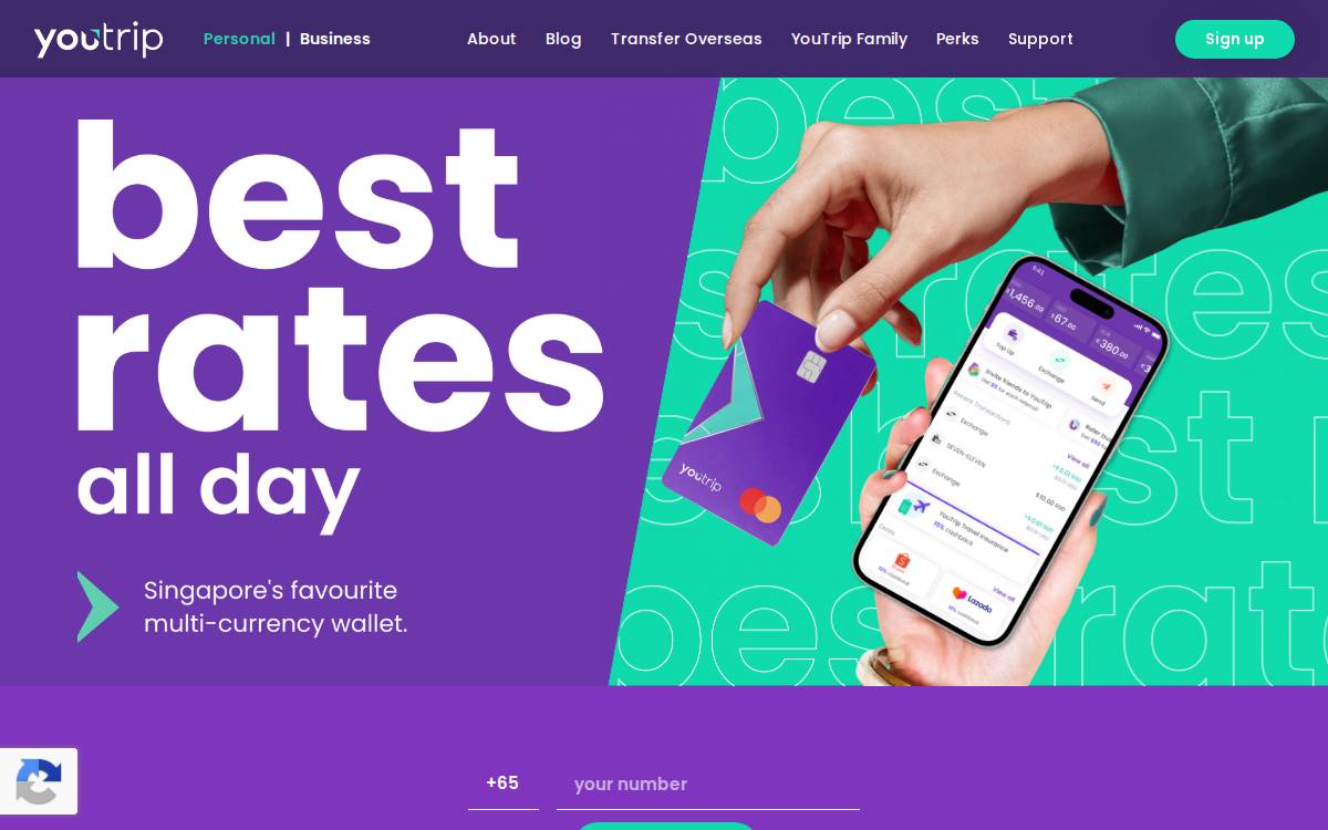YouTrip website preview