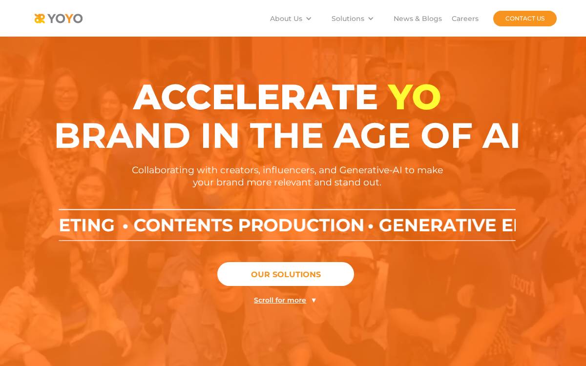 YOYO website preview