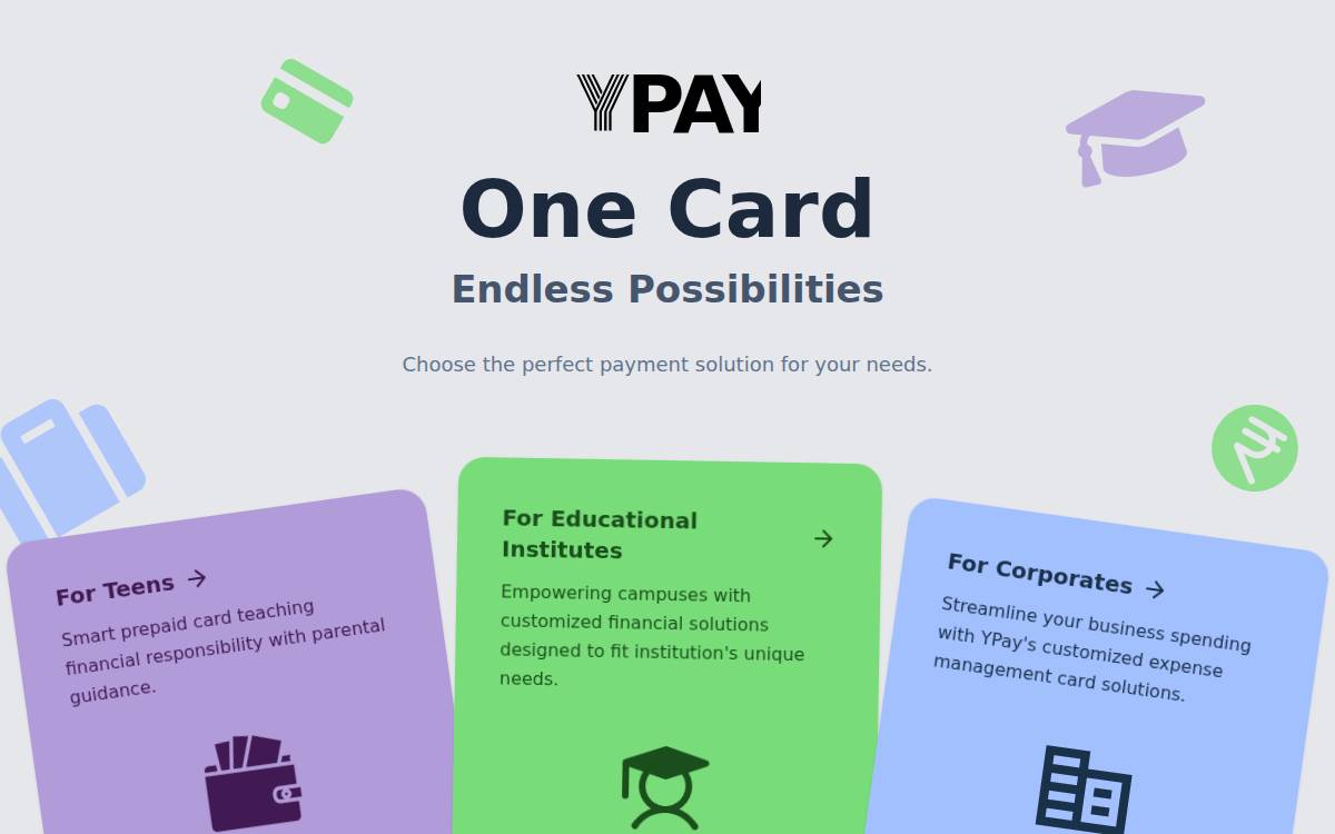 YPay website preview
