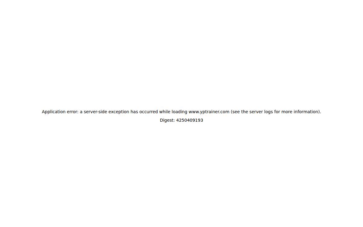 Yptrainer website preview