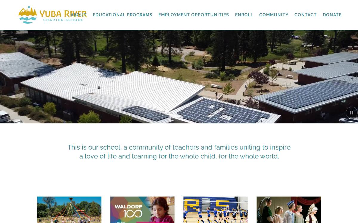 Yubariverschool website preview