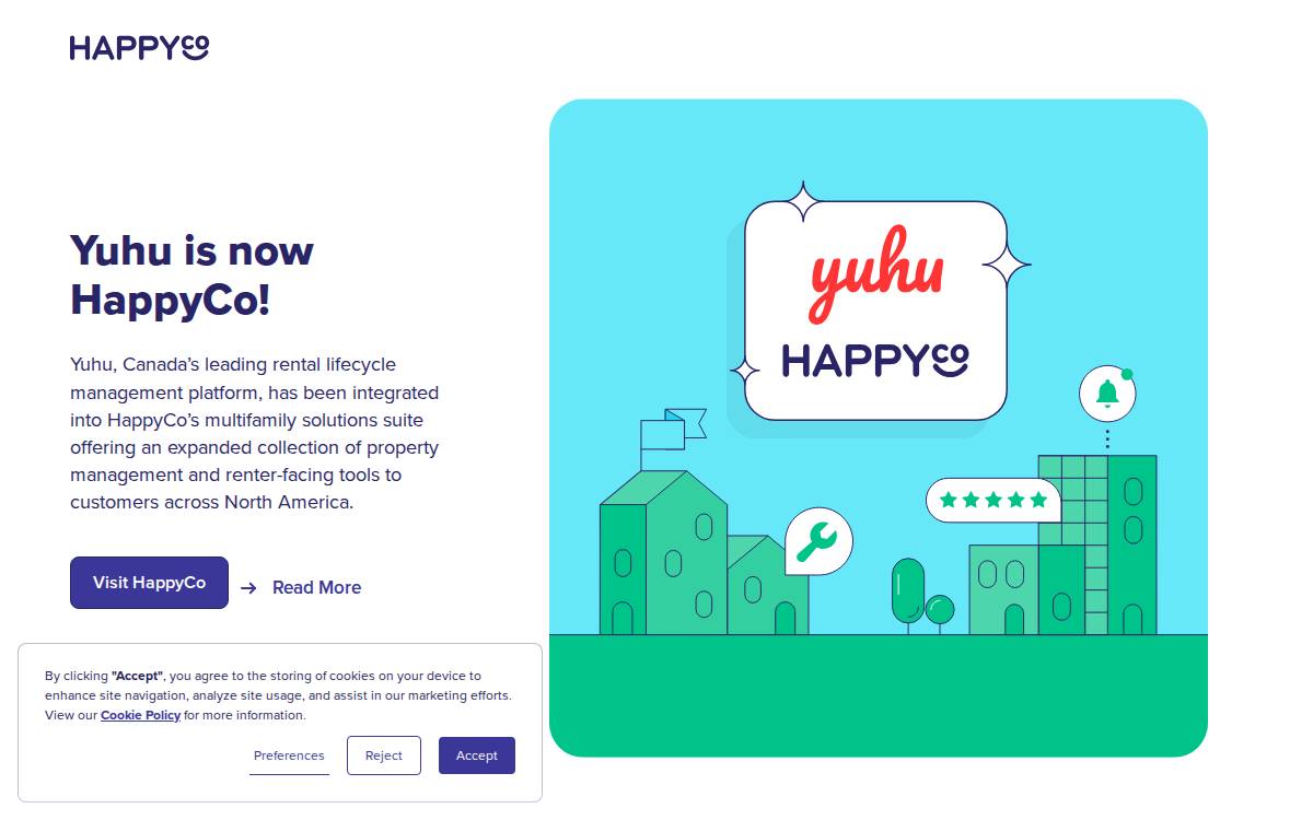Yuhu website preview