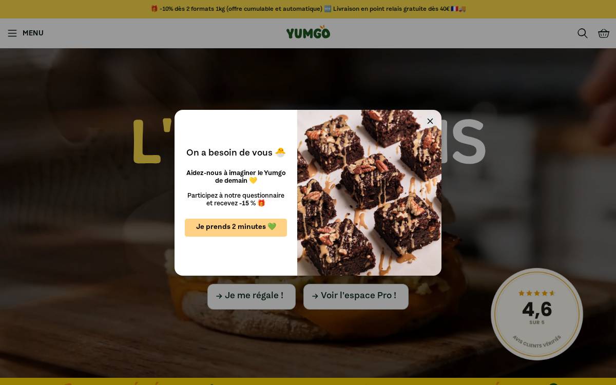 Yumgo website preview