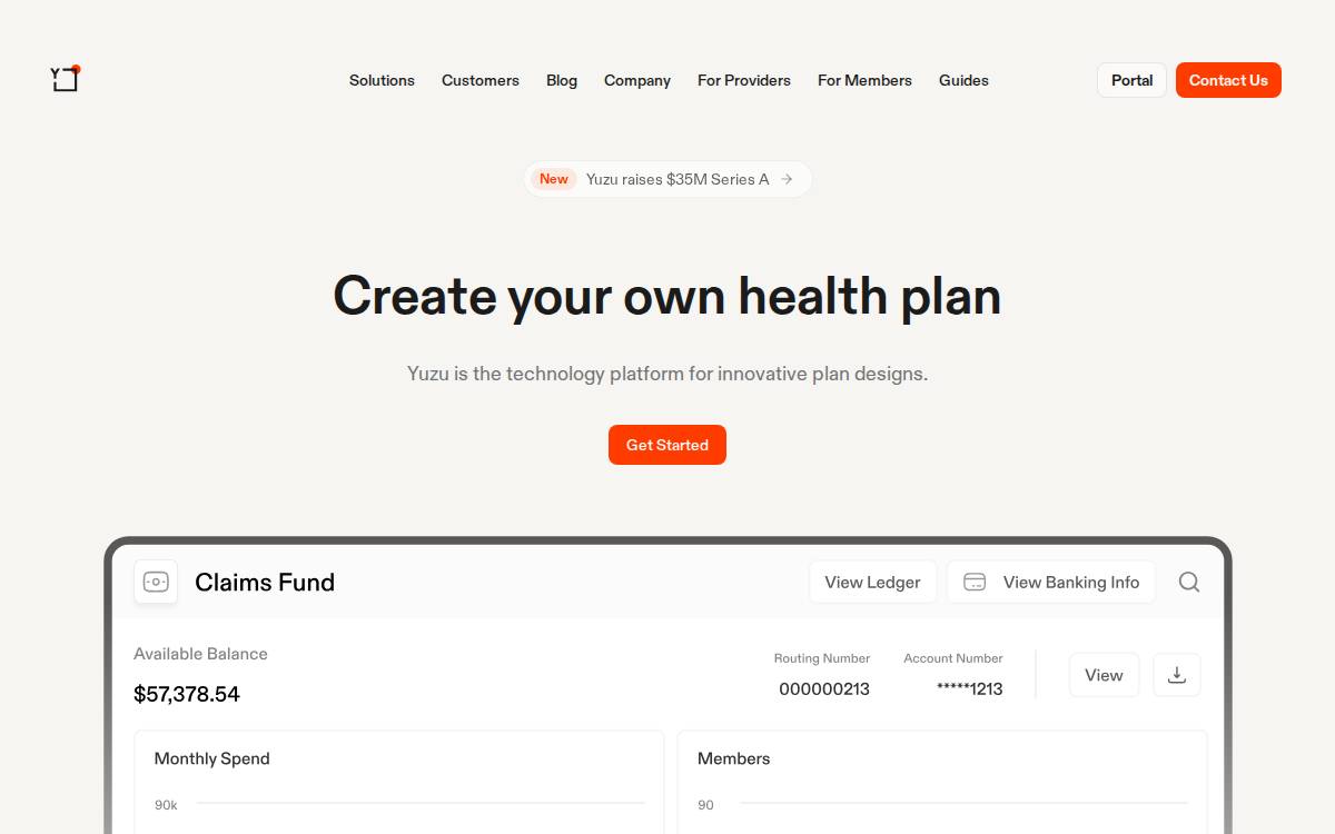 Yuzu Health website preview