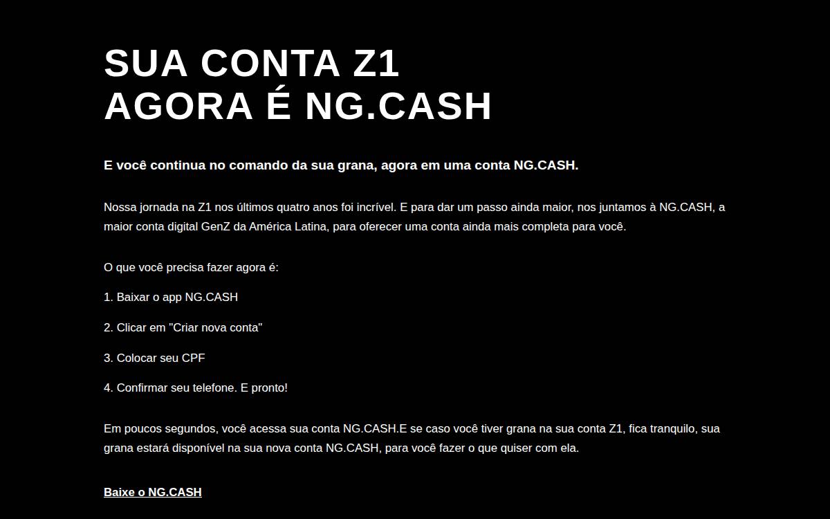 Z1 website preview