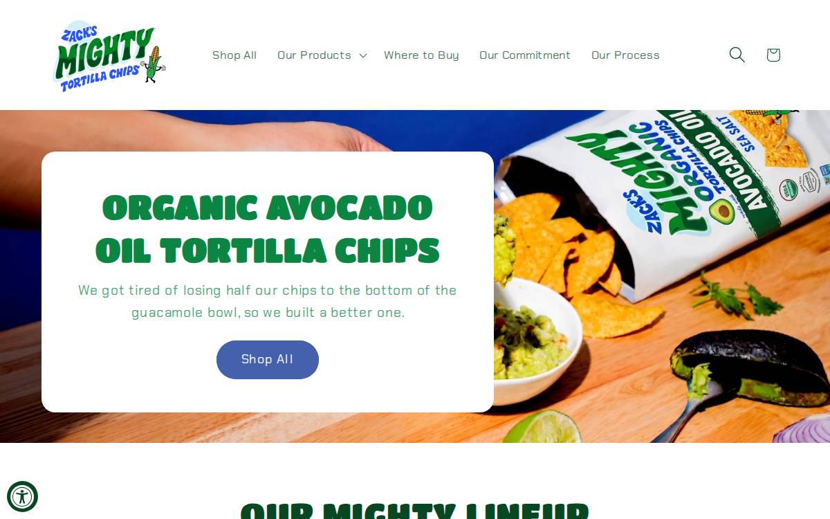 Zack’s Mighty website preview