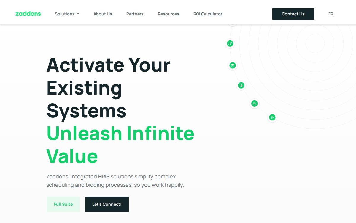 Zaddons website preview