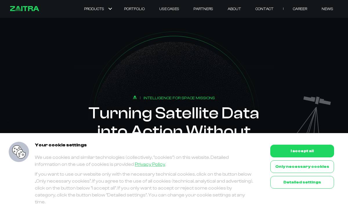 Zaitra website preview