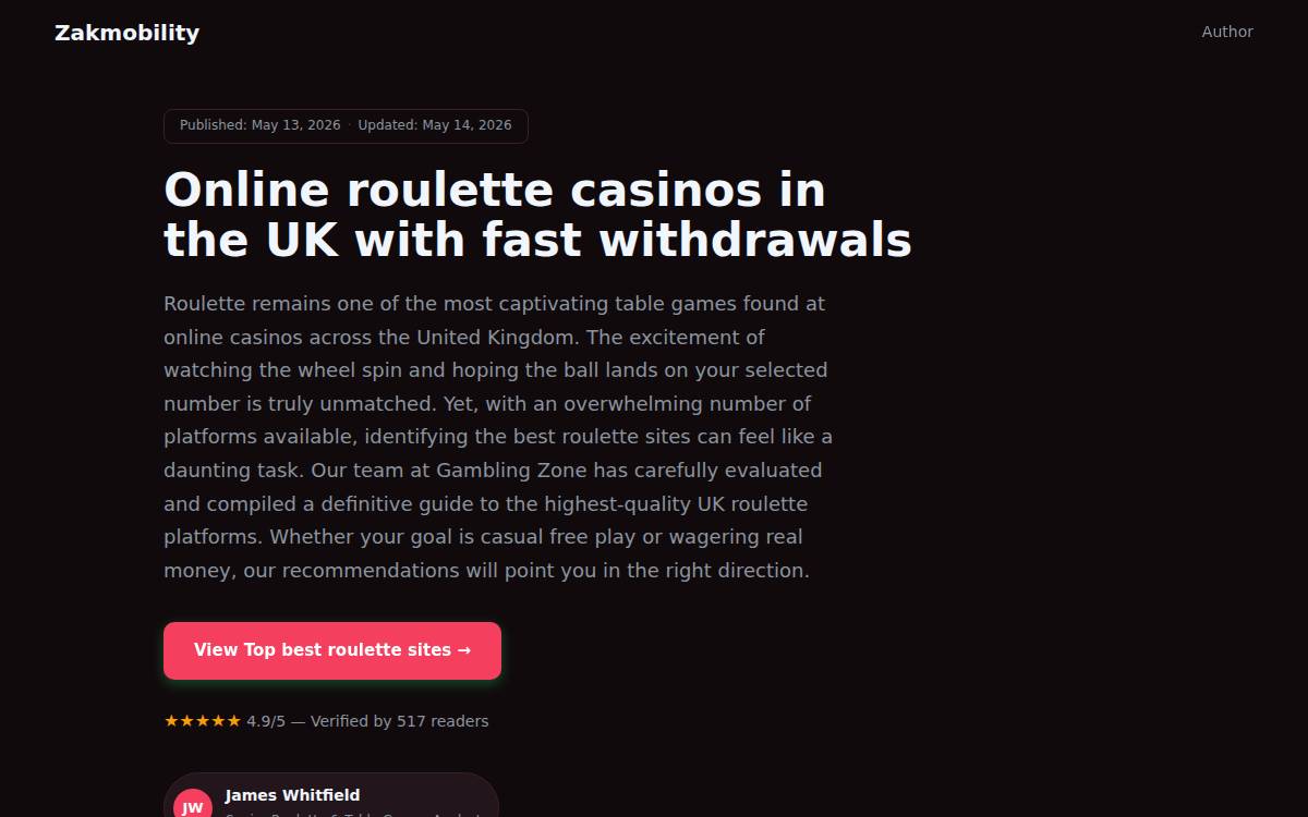 Zakmobility website preview