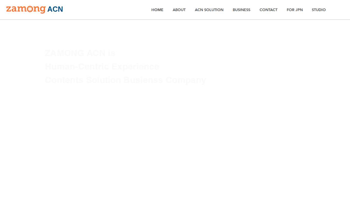 Zamong website preview