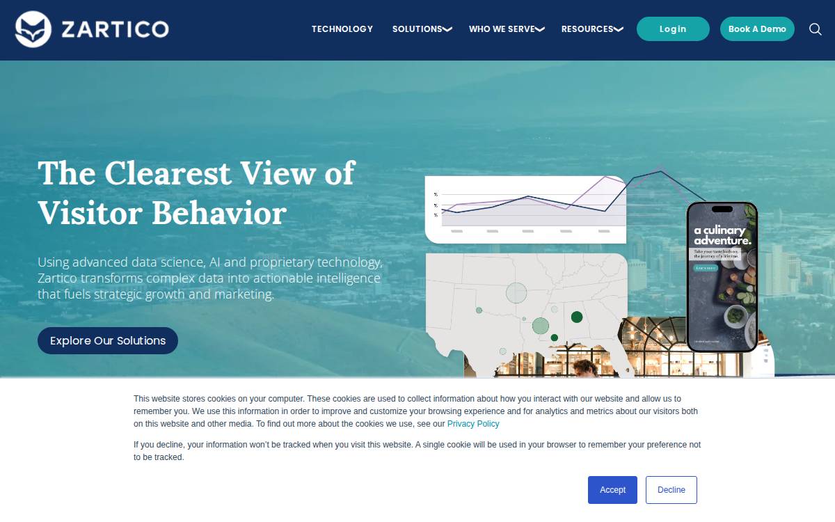 Zartico website preview