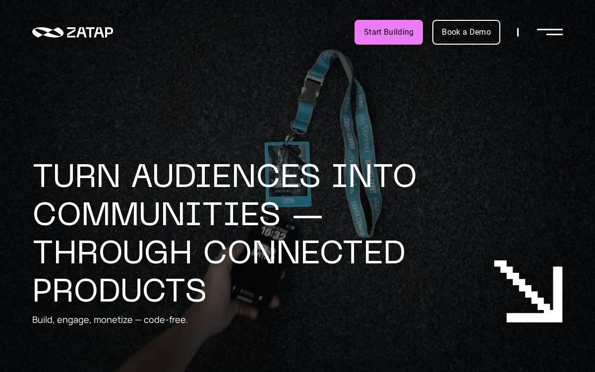 Zatap website preview
