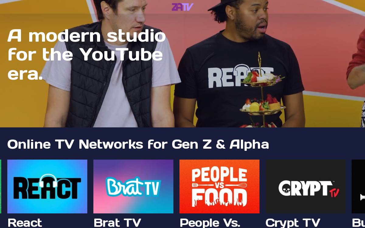 zatv website preview